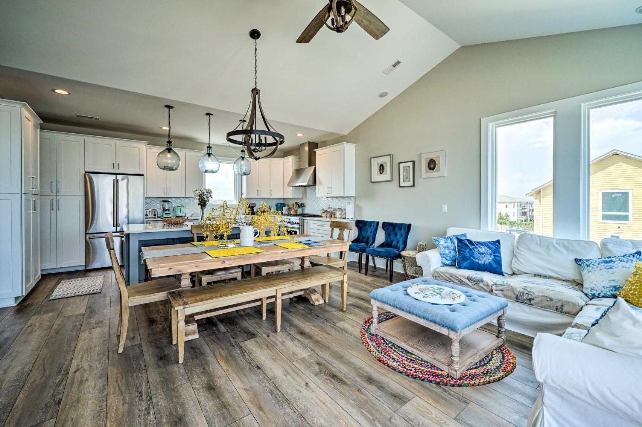 Beachfront Oasis With 2 Large Decks, Bbq And Views! Topsail Beach Ngoại thất bức ảnh