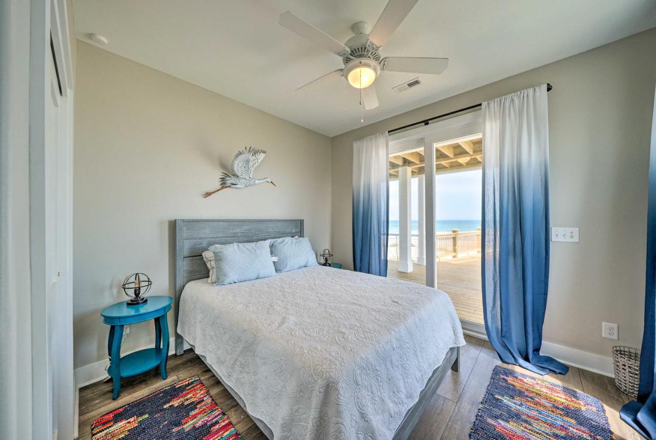 Beachfront Oasis With 2 Large Decks, Bbq And Views! Topsail Beach Ngoại thất bức ảnh