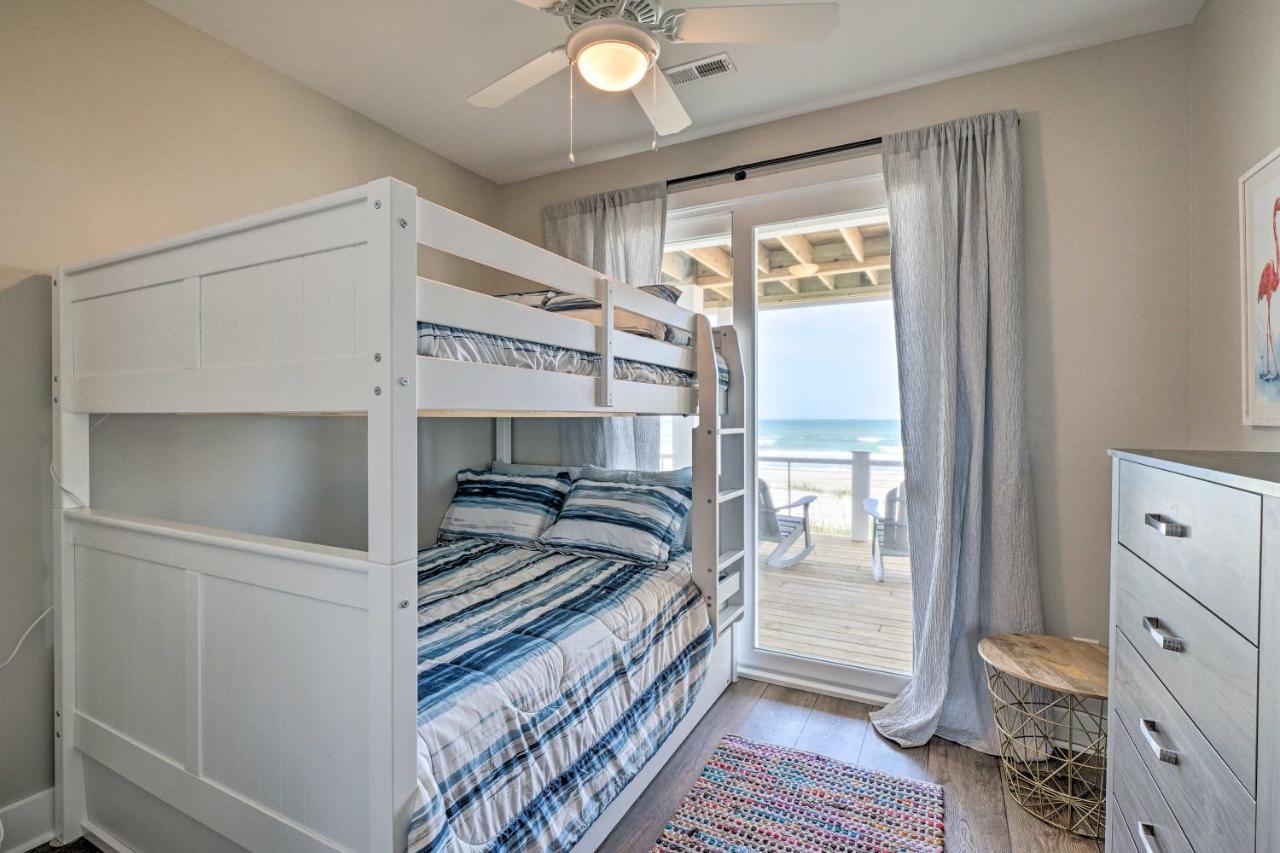 Beachfront Oasis With 2 Large Decks, Bbq And Views! Topsail Beach Ngoại thất bức ảnh