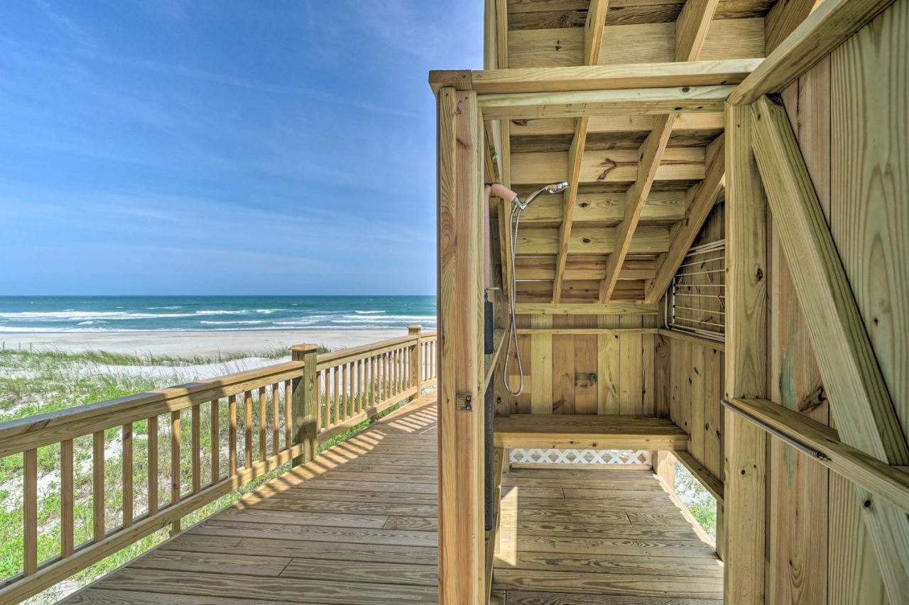 Beachfront Oasis With 2 Large Decks, Bbq And Views! Topsail Beach Ngoại thất bức ảnh